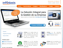 Tablet Screenshot of infodasis.com